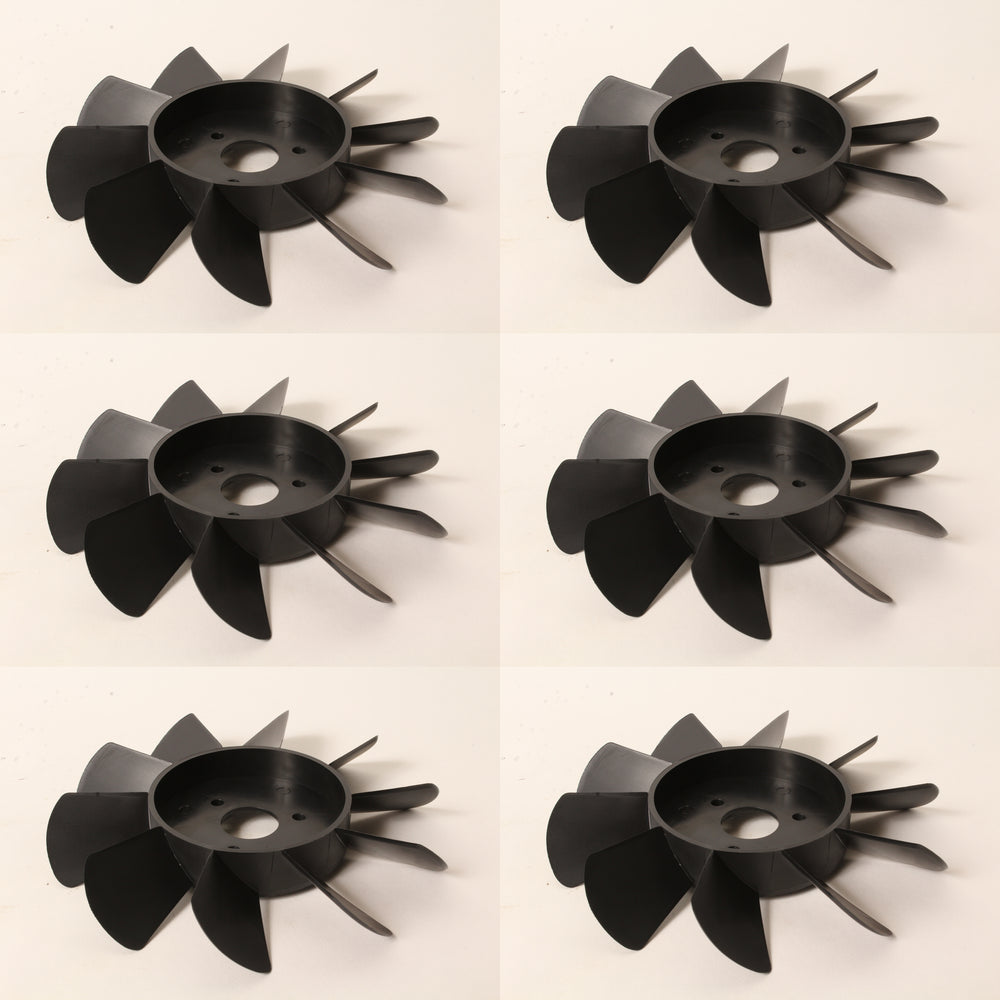 6 PK Genuine Hydro Gear 51691 7" Fan 10 Blade CW OEM