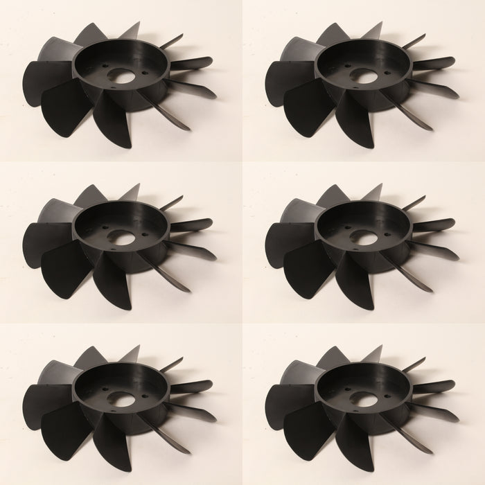 6 PK Genuine Hydro Gear 51691 7" Fan 10 Blade CW OEM