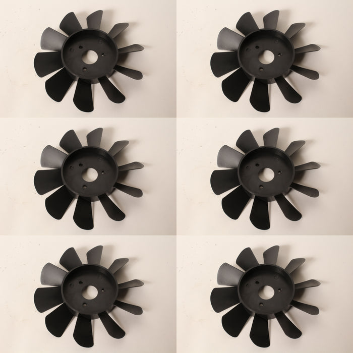 6 PK Genuine Hydro Gear 51691 7" Fan 10 Blade CW OEM