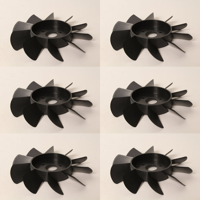 6 PK Genuine Hydro Gear 51691 7" Fan 10 Blade CW OEM