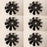 6 PK Genuine Hydro Gear 51691 7" Fan 10 Blade CW OEM
