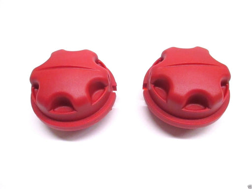2 Pack Genuine Homelite 518803003 Red Plastic Bump Knob Fits Toro 51954 OEM
