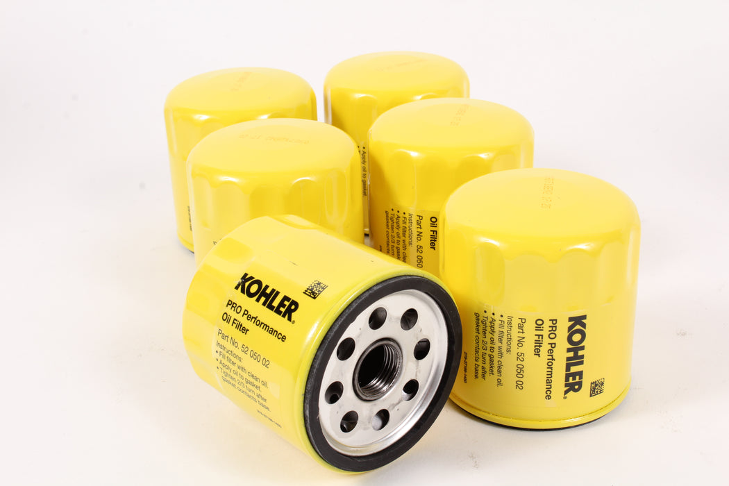 6 Pack Genuine Kohler 52-050-02-S Pro Performance Oil Filter 52 050 02-s OEM