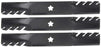 3 Pack Genuine Husqvarna 521981501 Gator Mulching Mower Blade Fits MZ5225 52" ZT