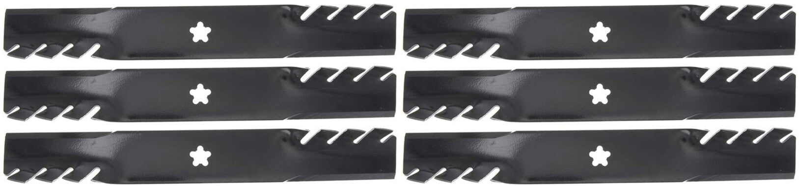 6 Pack Genuine Husqvarna 521981501 Gator Mulching Mower Blade Fits MZ5225 52" ZT