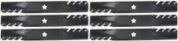6 Pack Genuine Husqvarna 521981501 Gator Mulching Mower Blade Fits MZ5225 52" ZT