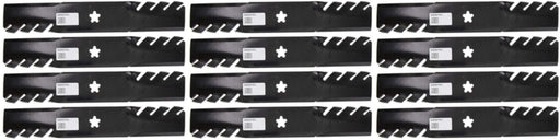 12 PK Husqvarna 522037401 Gator Mower Blade For YTH2648TDF DRF EZ24T EZ4824 OEM