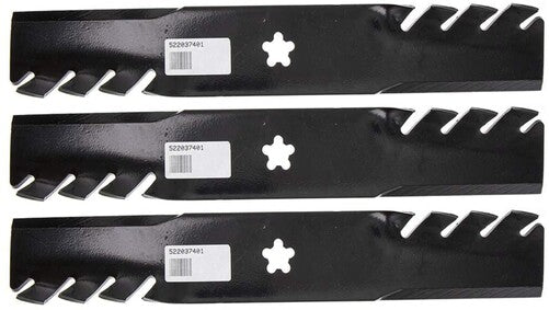 3 PK Husqvarna 522037401 Gator Mower Blade For YTH2648TDF DRF EZ24T EZ4824 OEM