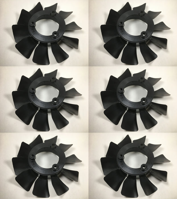 6 PK Genuine Hydro Gear 52901 Transmission Fan 7" 10 Blade OEM