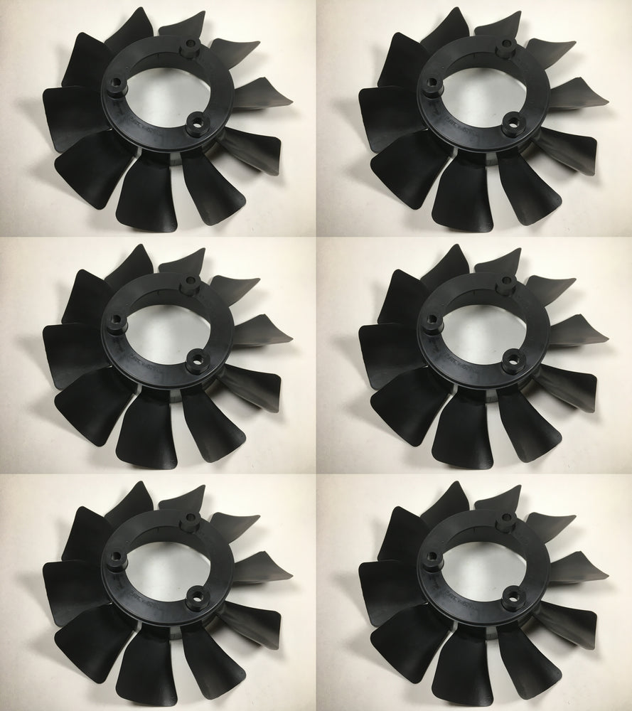 6 PK Genuine Hydro Gear 52901 Transmission Fan 7" 10 Blade OEM