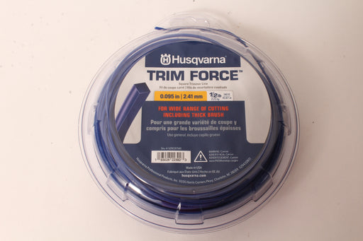 Genuine Husqvarna 529337501 Trim Force Square Trimmer Line 140ft Spool .095"