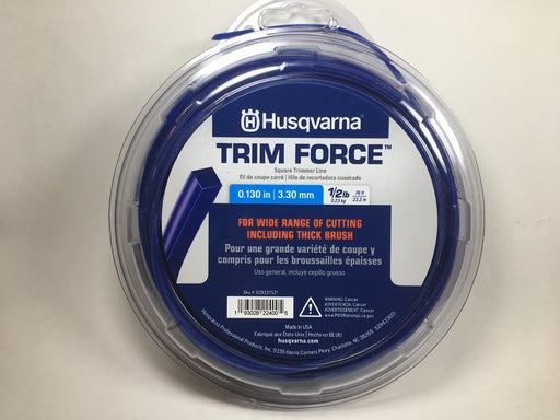 Genuine Husqvarna 529337521 Trim Force Square Trimmer Line 76ft Spool .130"