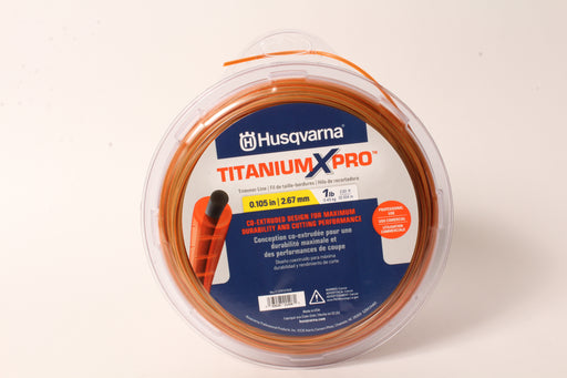 Husqvarna 529337612 Titanium XPro Round Trimmer Line 230' 1lb Spool .105"
