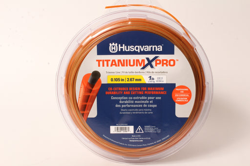 Husqvarna 529337612 Titanium XPro Round Trimmer Line 230' 1lb Spool .105"