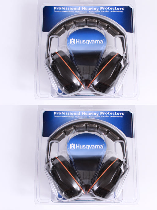 2 PK Husqvarna 531300089 Lightweight Flexible Padded Headband Hearing Protectors