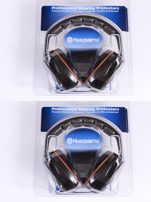 2 PK Husqvarna 531300089 Lightweight Flexible Padded Headband Hearing Protectors