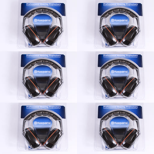 6 PK Husqvarna 531300089 Lightweight Flexible Padded Headband Hearing Protectors