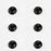 6 Pack Genuine Husqvarna 532121232 Spindle Cap For 2042LS 2348LS 2748GLS LGT2654