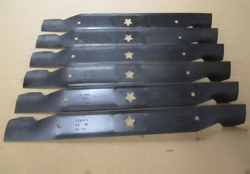 6 Pack Genuine Husqvarna 532138971 Mower Blades Fits 42" Sears 138971 AYP OEM