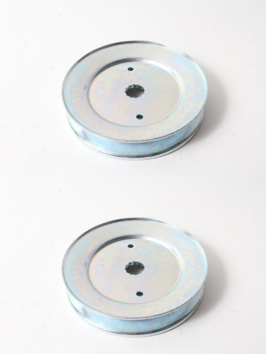 2 PK OEM Husqvarna 532173434 Mandrel Pulley For EZ4824 YTH180 TS348 YT48DXLS