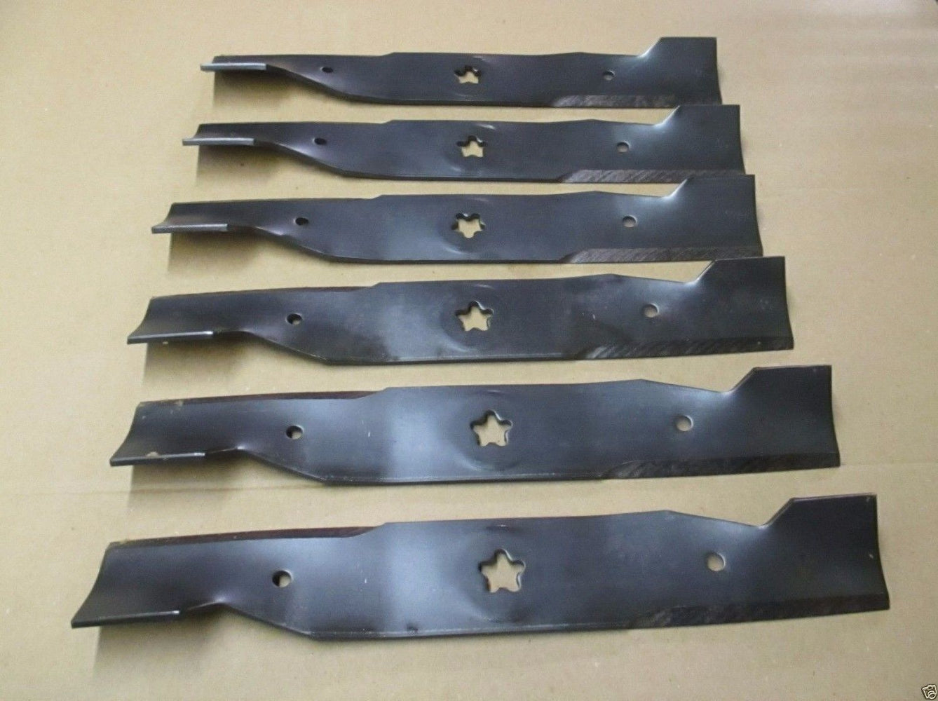 6 Pack Genuine Husqvarna 532180054 Mower Blades Fits 48" Sears 180054 AYP OEM