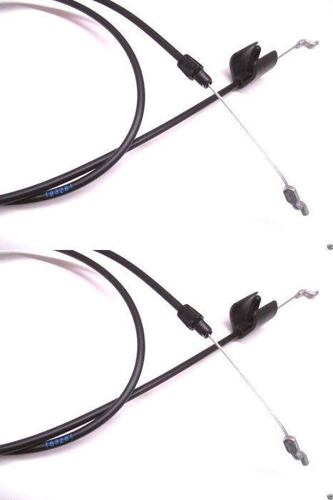 2 Pack Husqvarna 532183281 Brake Control Cable Fits AYP Poulan Craftsman 183281