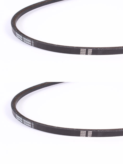 2 Pk Husqvarna 532183688 Drive Belt For 55CHVA 55R21HVA 55R21HVL 67521HV 7021RS