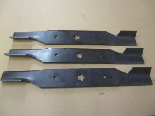 3 Pack Genuine Husqvarna 532187256 Mower Blades Fits 54" Sears 187256 AYP Poulan