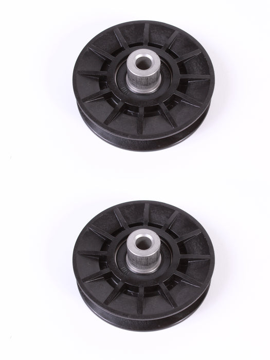 2 Pack Genuine Husqvarna 532194326 V Idler Pulley For AYP Craftsman Dixon 194326