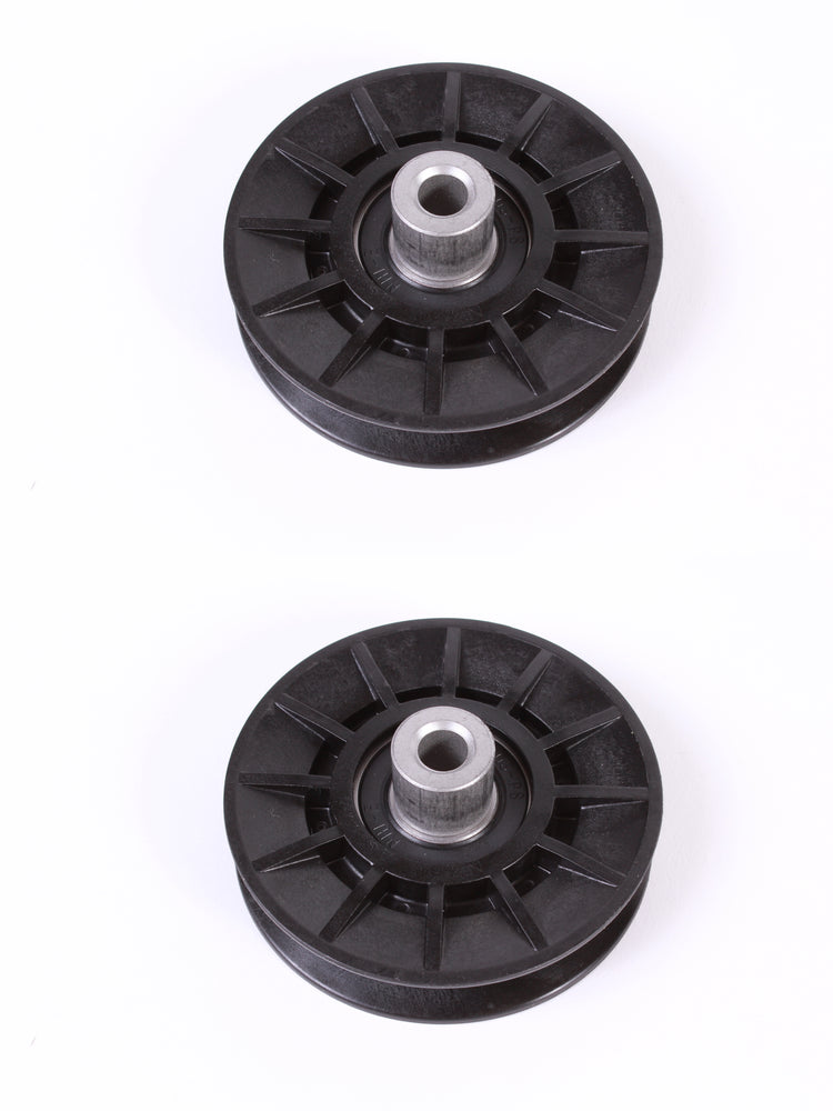 2 Pack Genuine Husqvarna 532194326 V Idler Pulley For AYP Craftsman Dixon 194326