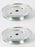 2 Pack Husqvarna 532199791 5" Mandrel Pulley Fits LTH1538 RZ3016 Z242F YT42DXLS
