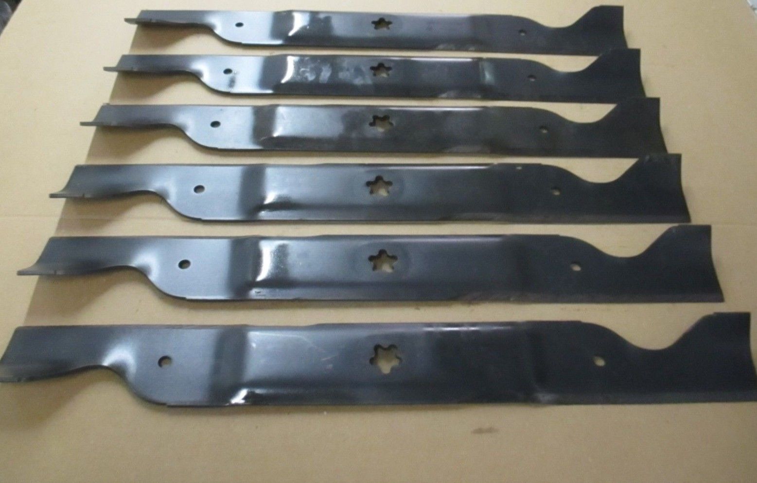 6 Pack Genuine Husqvarna 532405380 Mower Blades Fits 46" Sears 405380 AYP OEM