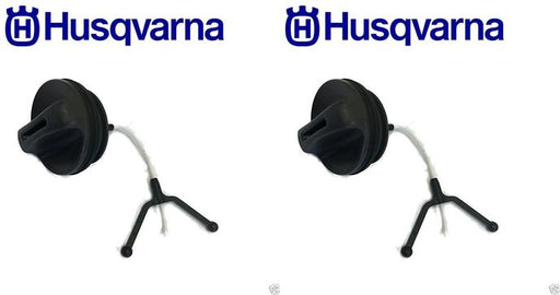 2 Pack OEM Husqvarna 537215207 Tank Cap 334T 338XPT 345 353 365 372XP 390 455