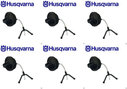 6 PK Genuine Husqvarna 537215207 Tank Cap Fits 460 Rancher 537215202 OEM