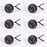 6 PK Genuine Husqvarna 537215207 Tank Cap Fits 460 Rancher 537215202 OEM