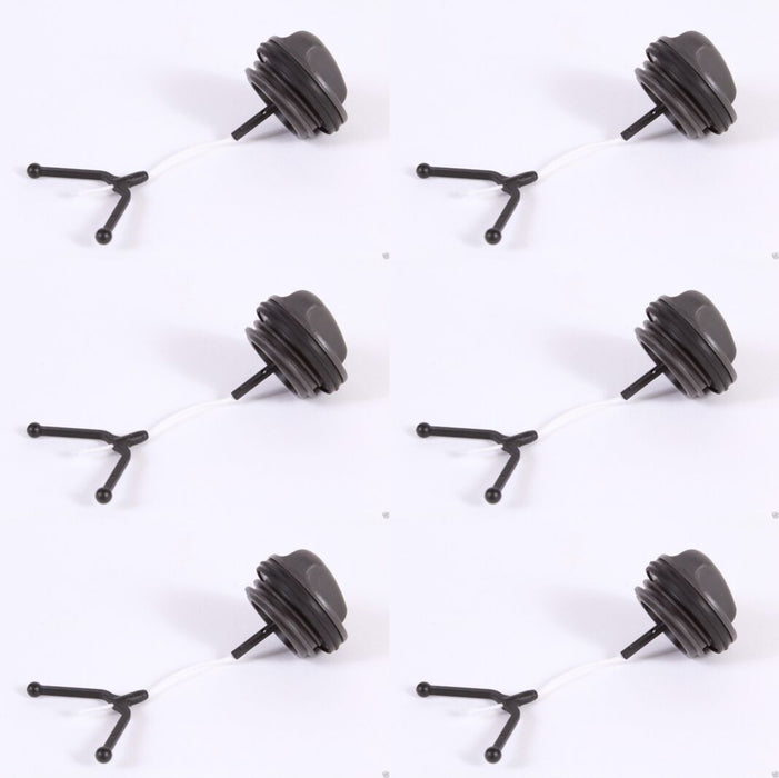 6 PK Genuine Husqvarna 537215207 Tank Cap Fits 460 Rancher 537215202 OEM