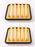 2 Pack OEM Husqvarna 537410802 Air Filter Fits 355FX 355FXT 355RX 555FXT 555RXT