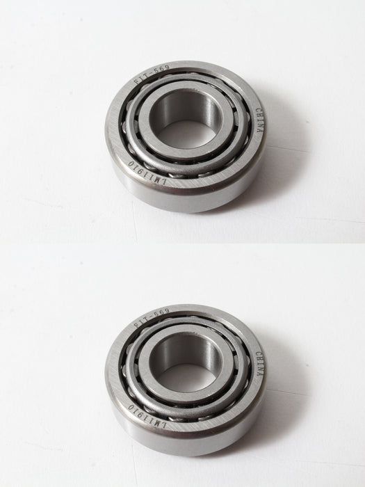 2 Pack Genuine Husqvarna 539105525 Tapered Bearing with Race OEM