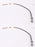 2 Pack OEM Husqvarna 539132173 Short Brake Cable MZ52 MZ5424 MZ61 MZ6128 MZT61