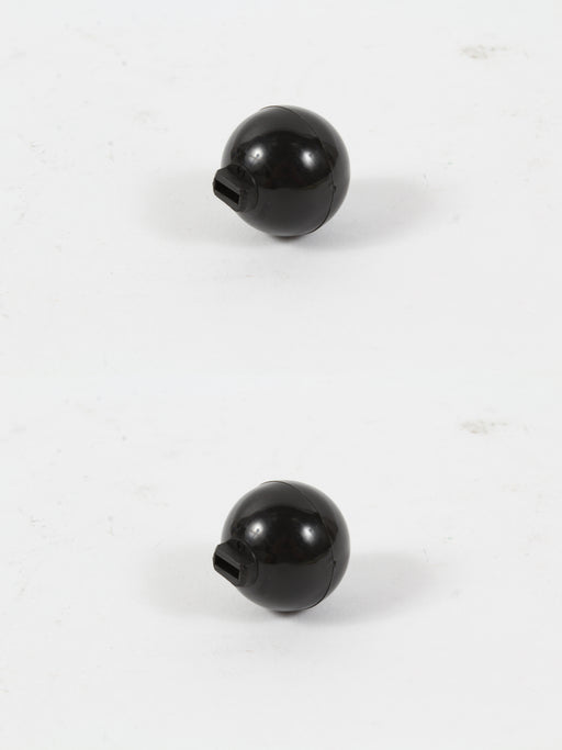 2 Pack Genuine Husqvarna 539133049 Black Round Ball Knob OEM