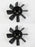 2 Pack Genuine Hydro Gear 54084 8.3" 8 Blade Transmission Fan OEM