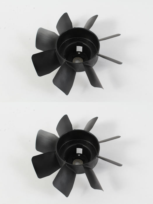 2 Pack Genuine Hydro Gear 54084 8.3" 8 Blade Transmission Fan OEM