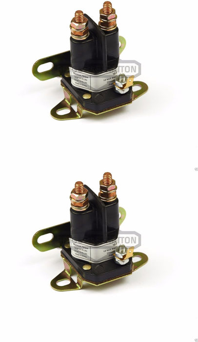 2 Pack Genuine Briggs & Stratton 5409K 3 Pole Starter Solenoid 12 Volt 12V OEM