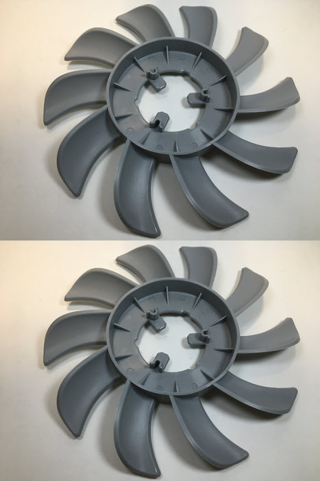 2 PK Genuine Hydro Gear 54351 7" 10 Blade Transmission Fan OEM
