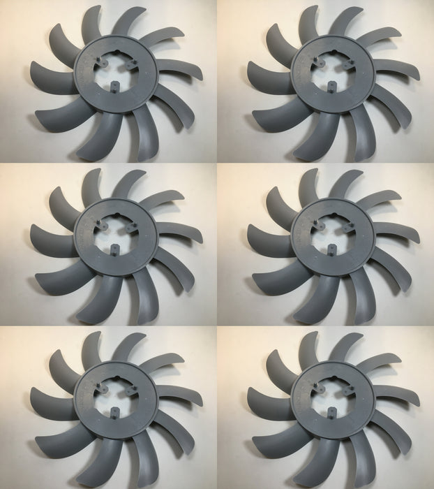 6 PK Genuine Hydro Gear 54351 7" 10 Blade Transmission Fan OEM