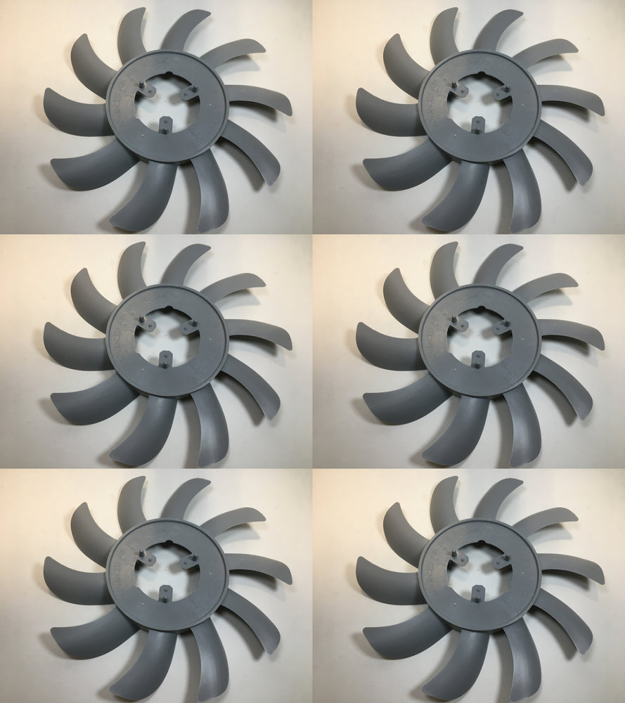 6 PK Genuine Hydro Gear 54351 7" 10 Blade Transmission Fan OEM