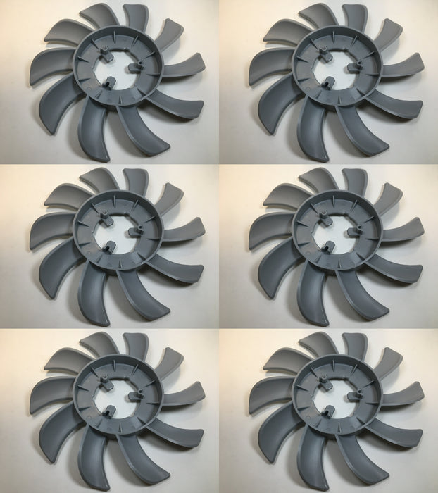6 PK Genuine Hydro Gear 54351 7" 10 Blade Transmission Fan OEM