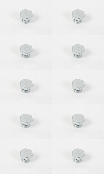 10 Pack Genuine Hydro Gear 54730 External Hex Vent Plug 9/16" OEM