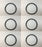 6 PK Genuine Hydro Gear 55204 Square O-Ring -137 .099 x 2.05 OEM