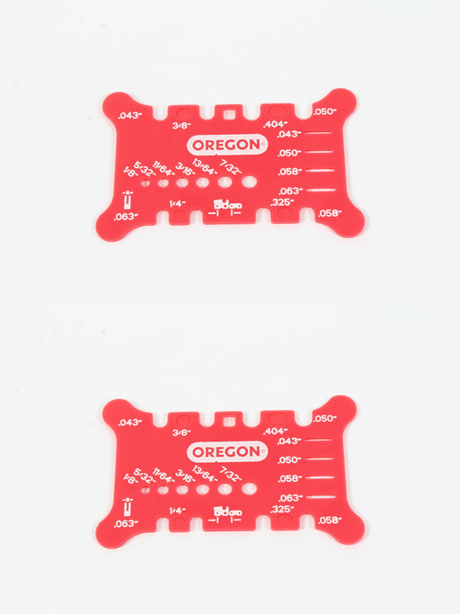 2 Pack Oregon 556418 Chainsaw Guide Bar and Chain Measuring Tool